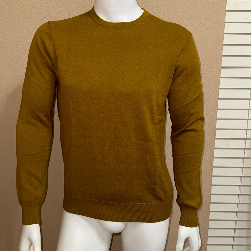 Lello Men's Soft Organic Cotton Crewneck Lightweight Sweater